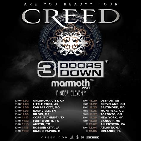 creed cruise 2024 setlist.